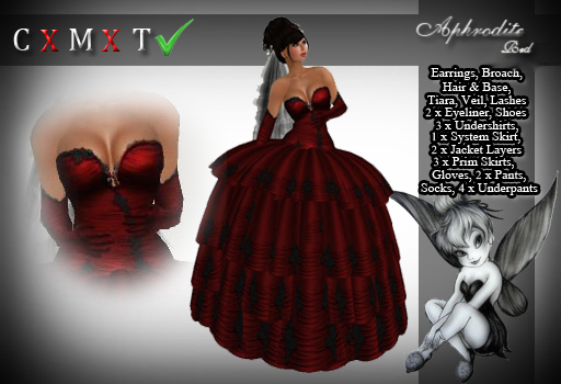 ~TB~ Aphrodite Wedding Gown Red