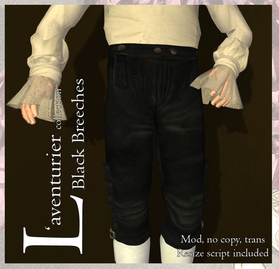 L'Aventurier Black Breeches