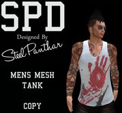 SPD Mens Mesh Tank - Hand Of God (Boxed)
