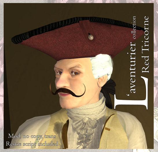 L'Aventurier Red Tricorne