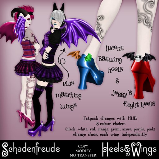 Schadenfreude Lucent Batwings DEMOS