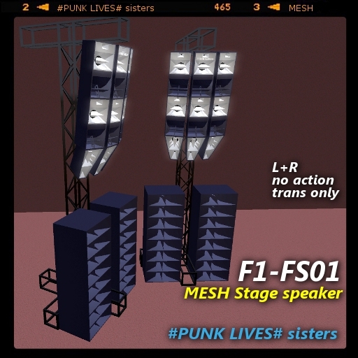MESH F1-FS01 set (2 flying stage speaker)