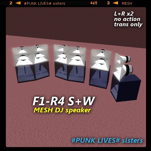 MESH F1-R4SW set (4 club DJ speaker)