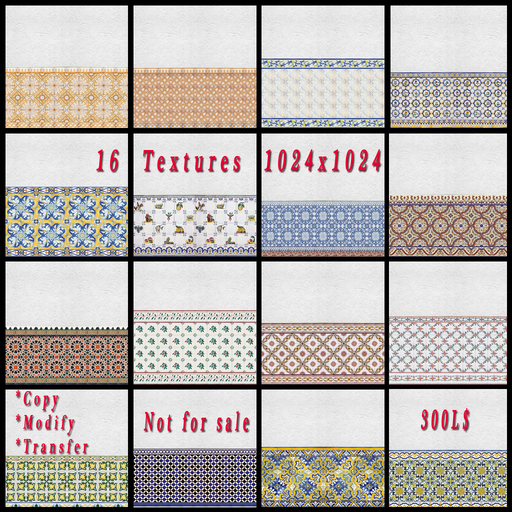 KMR-Box 16 texturas Andaluz ( Arab wall )