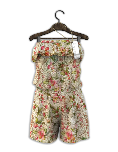 Mesh Jumpsuit BND Antique