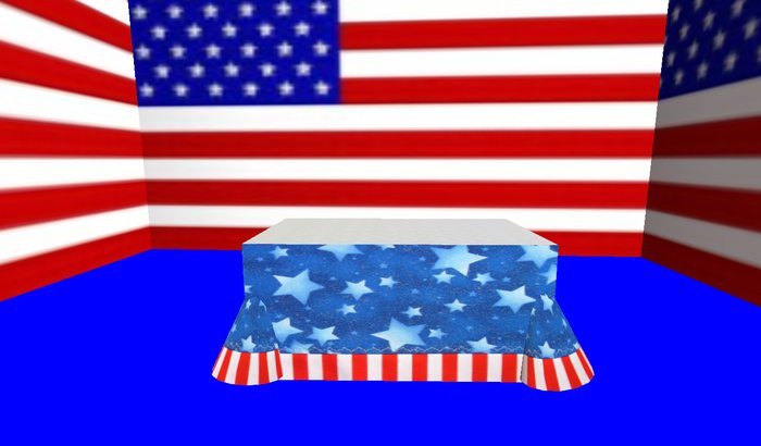 4th of july party table small