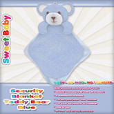 Sweet Baby - Security Blanket Teddy Bear Blue