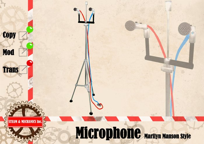 Microphone Marilyn Manson Style