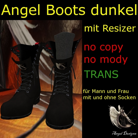 Angel Boots  dunkel