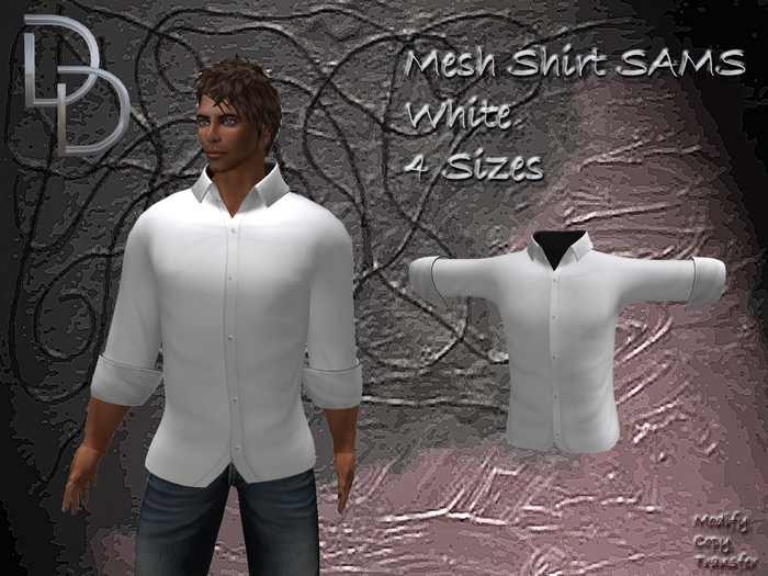 DD Mesh Shirt SAMS (White)