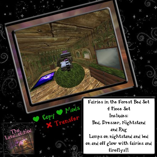 ~*LON*~ Faries in the Forest Bunk Bed Set