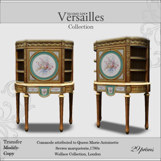 Louis XVI Cabinet (attributed to Marie Antoinette)