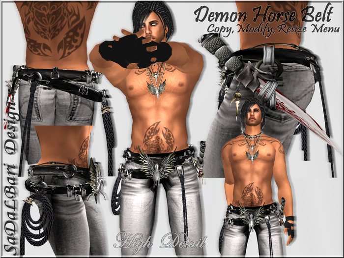 Belt  Demon Horse /Male