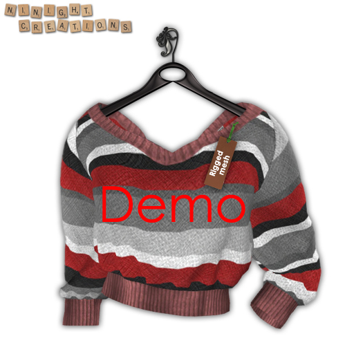 NN Mesh Cropped Sweater [DEMO]