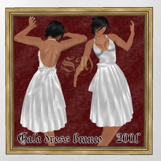FULL PERM SEXY WHITE DRESS - 10L