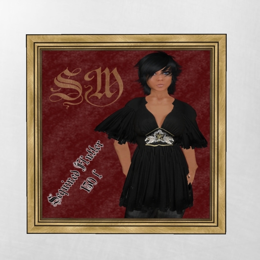 FULL PERM SEXY SEQUINED TOP - 10L