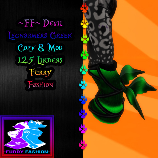 ~FF~ Devil Legwarmers Green