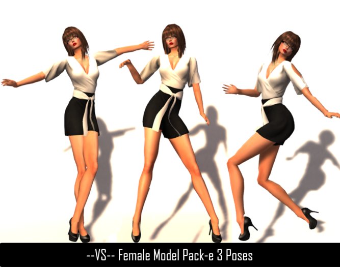 --VS-- Female Model Pack-e 3 Poses