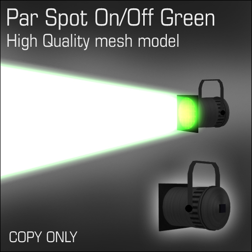 Par Spot On/Off Green