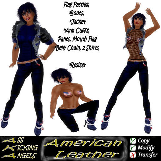 AKA American Leather Blue Ad 