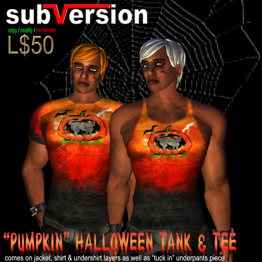 .~subVersion~. HALLOWEEN "pumpkin-kitty" Tee/tank