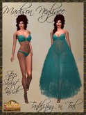 *Goddess* Madison Negligee Tantalizing in Teal
