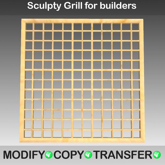 Sculpty Grill for builders