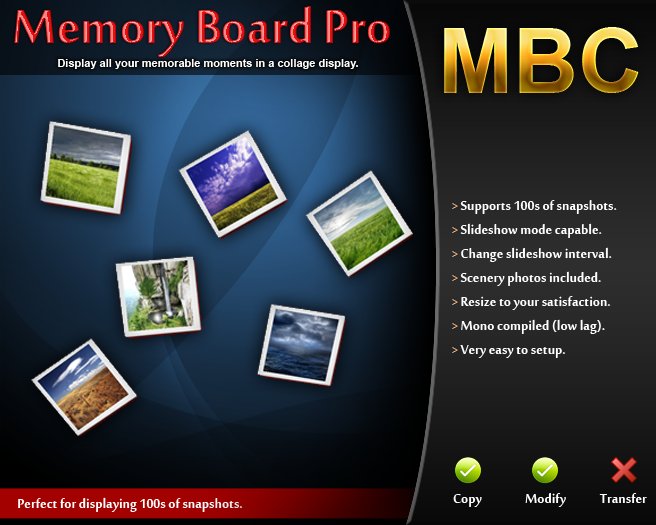 Advanced Slideshow Board