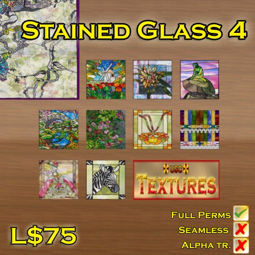 USC Textures - Stained Glass 4 