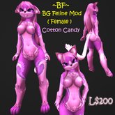 ~BF~ Cotton Candy Female BG Feline Mod