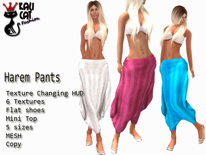 .::=Kali Cat Fashion=::. Harem Pants
