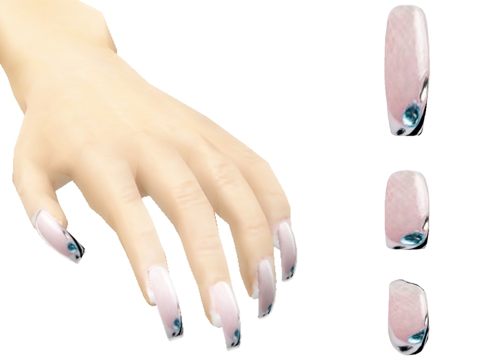 *SALE* PolishMePretty Rhinestone Collection Black Slash