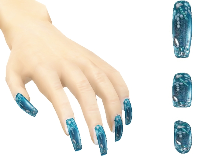 *SALE* PolishMePretty Rhinestone Collection Turquoise Royalty