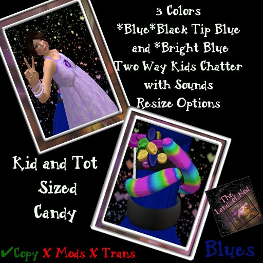 Candy Girls Tail-Blues Kid and Tot 