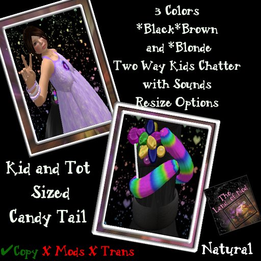 Candy Girls Tail-Natural Kid and Tot 