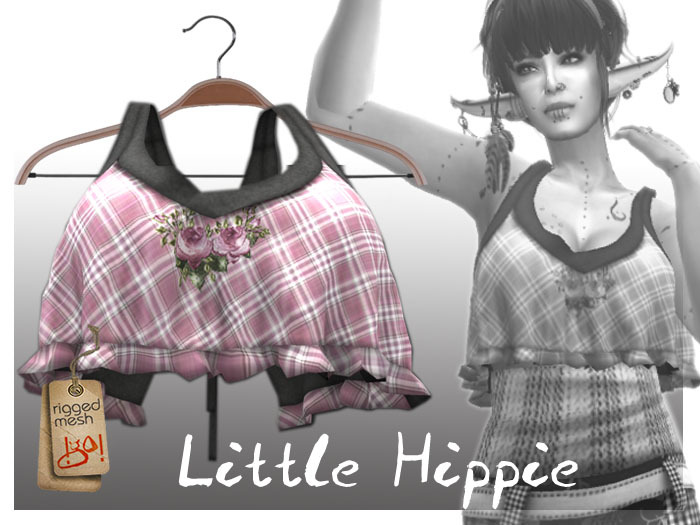 !gO! *little hippie* -old rosa- shirt