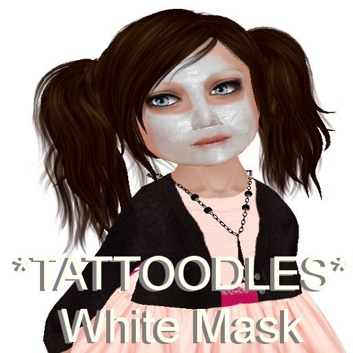 *TATTOODLES*- White Mask