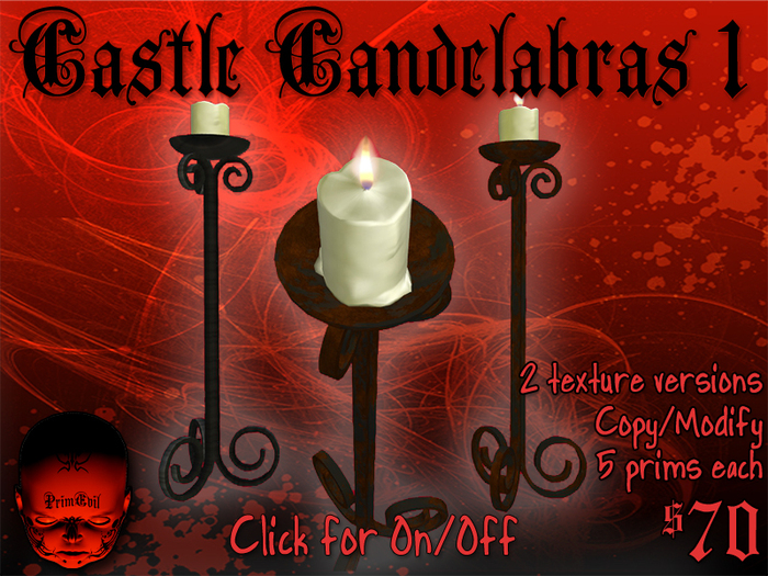 PrimEvil: Castle Candelabras 1