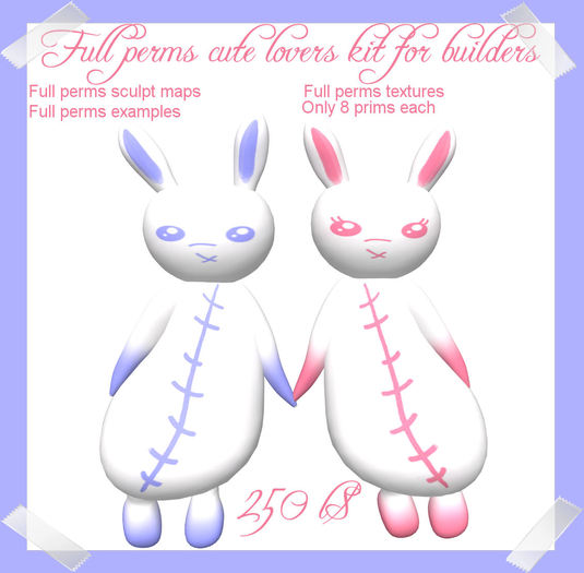 Full Perms Cute lovers kit for builders