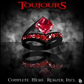 Dare Designs: Toujours ladies' ring - Vampire Edition