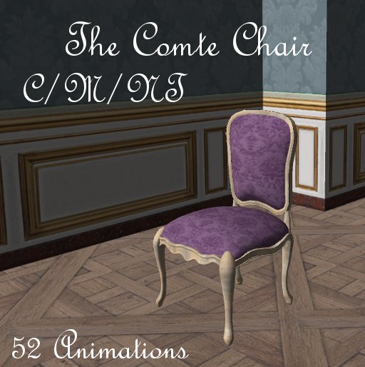 The Comte Chair ~ Lavender