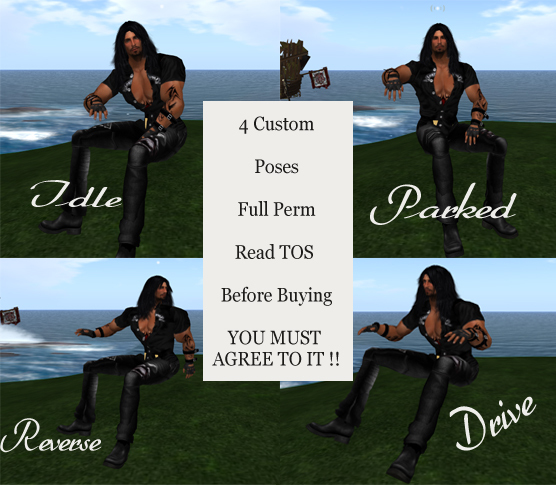( MMM ) Single Bike Poses 4 Total ( BOXED )