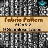 Seamless Black Laces