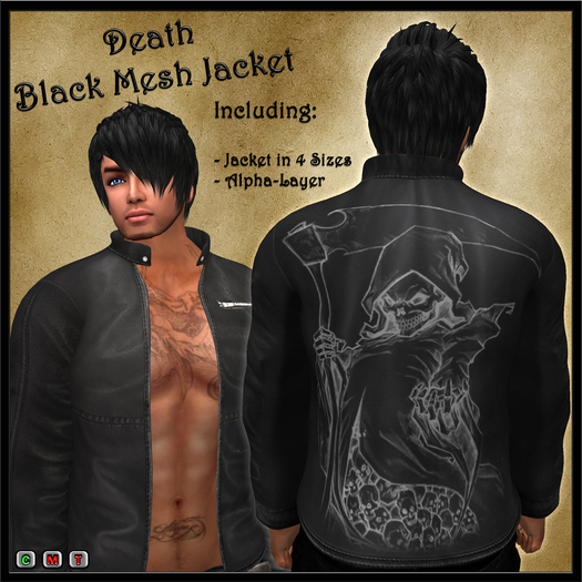Death Black Mesh Jacket