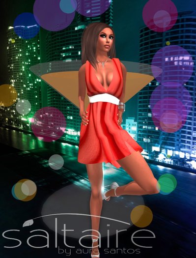 Summer Dress Orange