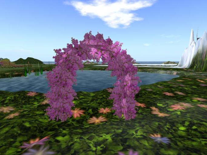 Arkad's 1 Prim Compact Korean Azalea Arch