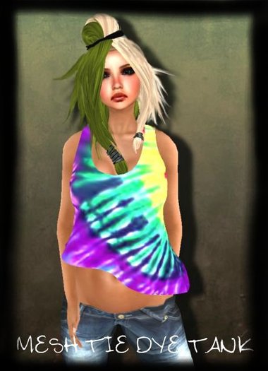 ~Degged Tie Dye Tank