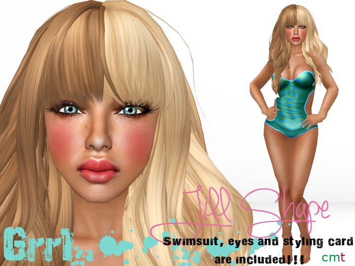 .+* Grrl *+.  JILL  Shape *DEMO* [BOXED]