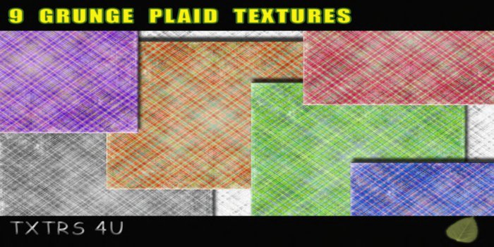 Grunge Plaid Textures