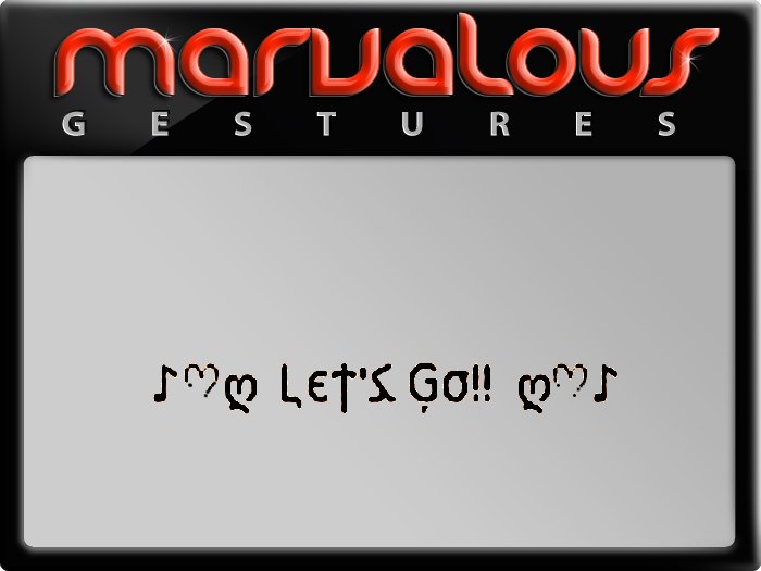 LETS GO!! GESTURE